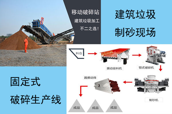 建筑垃圾制砂和正常的山石制砂選什么設備？