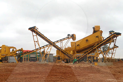 顎式破碎機生產(chǎn)線現(xiàn)場