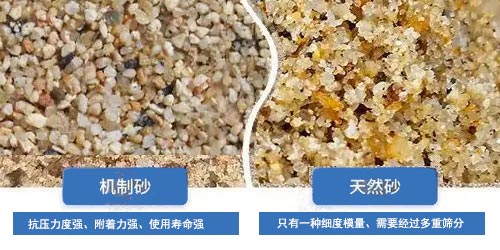 機(jī)制砂和河沙區(qū)別