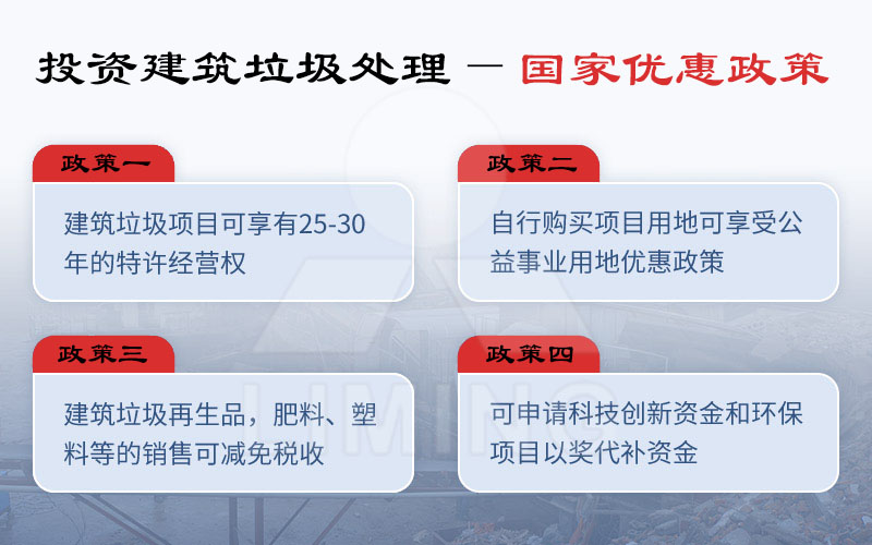 國家給予投資建筑垃圾用戶的優(yōu)惠政策j