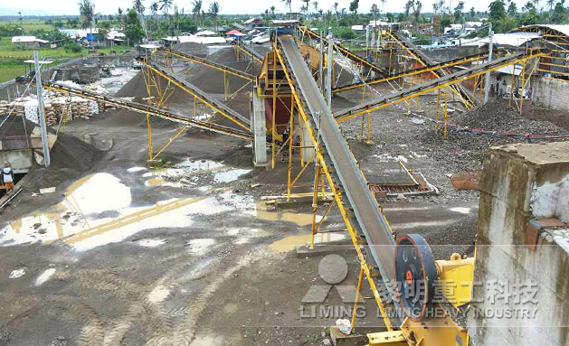 菲律賓塔克洛班河巖破碎生產(chǎn)線(xiàn)